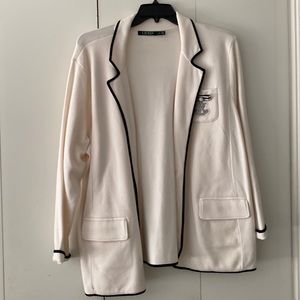 White Ralph Lauren Jacket with fancy pocket